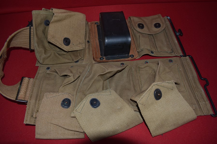 WWI/2 US M1918 BAR GUNNERS AMMO BELT